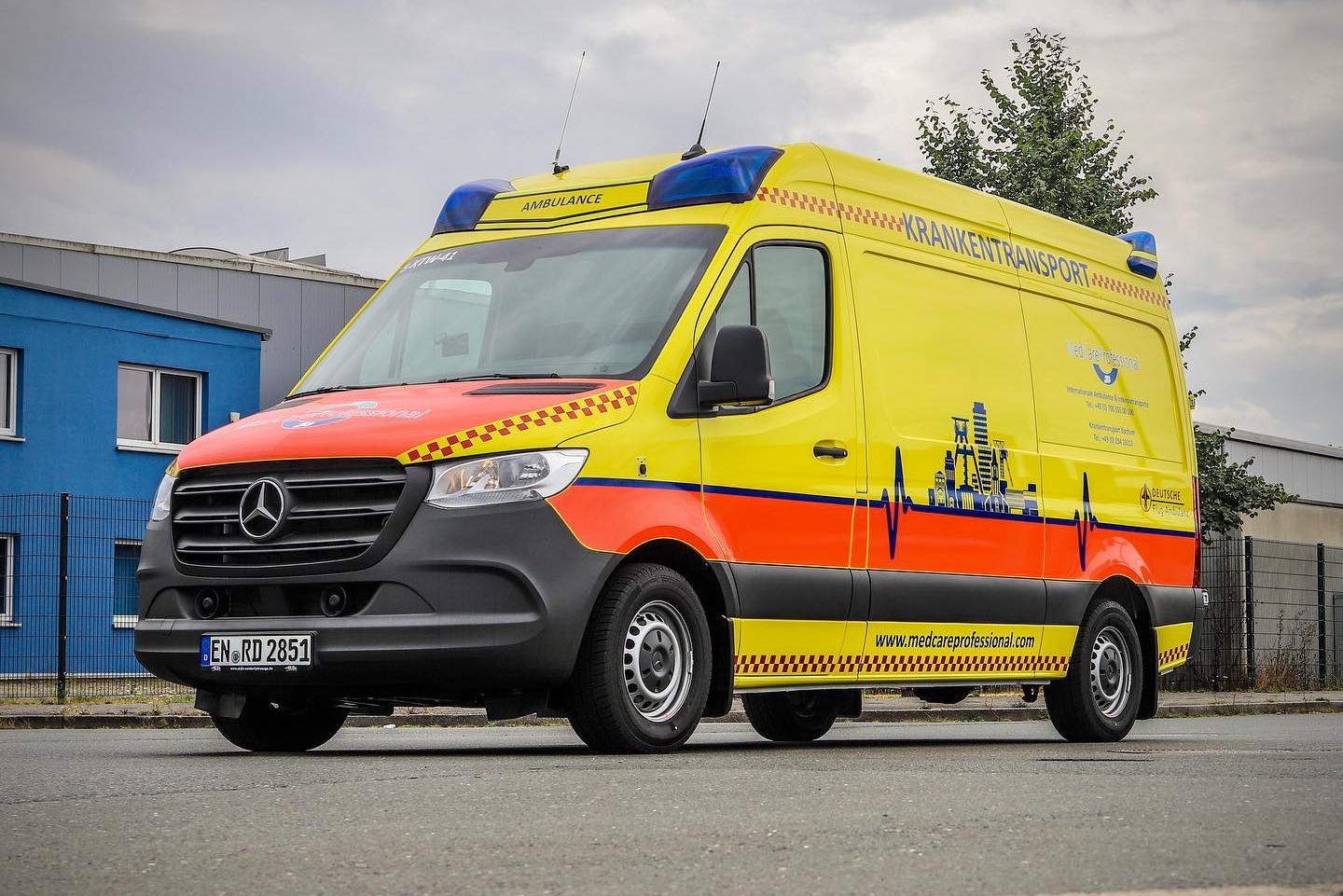 Bls Ambulance Mercedes Sprinter Medcareprofessional